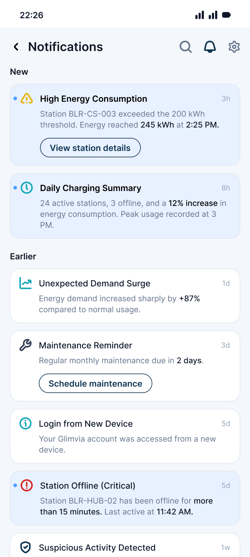 Notifications Screen Image